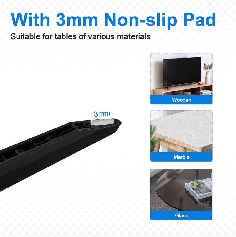 MILADA TV Stand Legs Replacement for LG 49 50 55 Inch 49UJ6300 49LJ5550 49UK6300 50UJ6300 50UK6300MEZ64114730 55UK6500 55UK6300 55UM6900 55UK6090PUA 55UN7300 55LJ550M 50UM7300 - Image 5